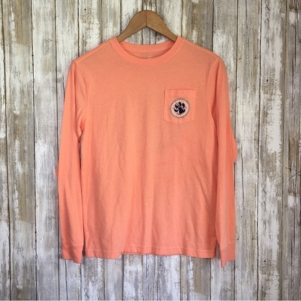 Southern Shirt Company Kids Orange Dog Long Sleeve - Picture 1 of 5